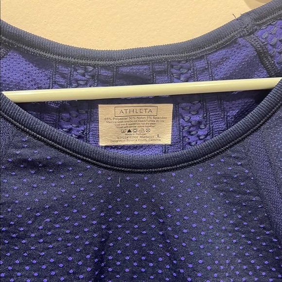 Athleta Women's Blue Active Top - Picture 2 of 3